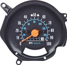 Load image into Gallery viewer, OER 100 MPH Speedometer With Orange Pointer 1976-1979 Chevy and GMC Trucks
