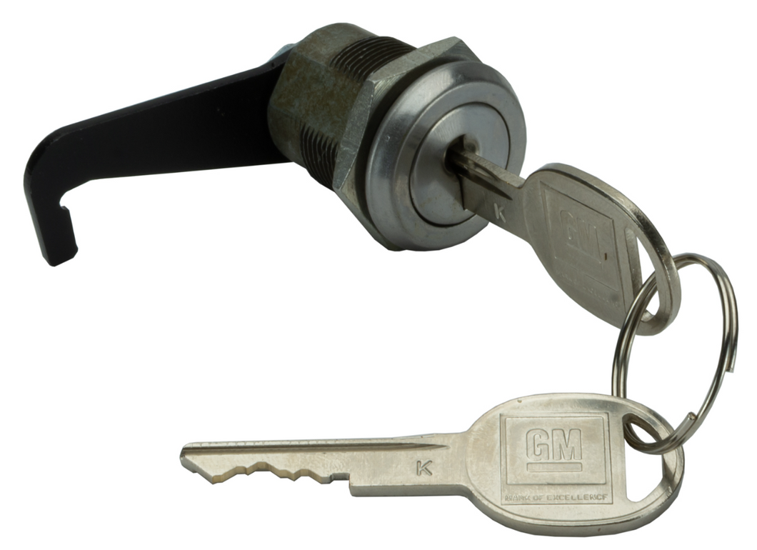 Interior Console Lock Set With Oval Head GM Keys 1983-1994 Chevy Corvette