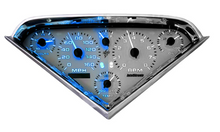 Load image into Gallery viewer, Intellitronix Blue LED Analog Replacement Gauge Cluster 1955-1959 Chevy Trucks
