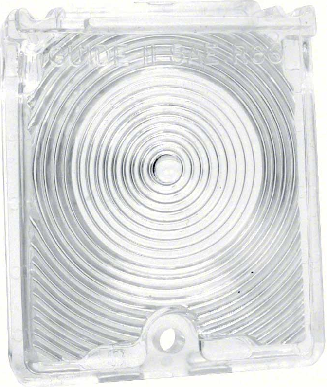 OER Clear Back-Up Lamp Light Lens With GM Markings 1966-1967 Chevrolet II Nova