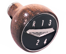 Load image into Gallery viewer, Early Type Walnut 4 Speed Shifter Knob 1966-1968 Pontiac GTO Tempest and Lemans
