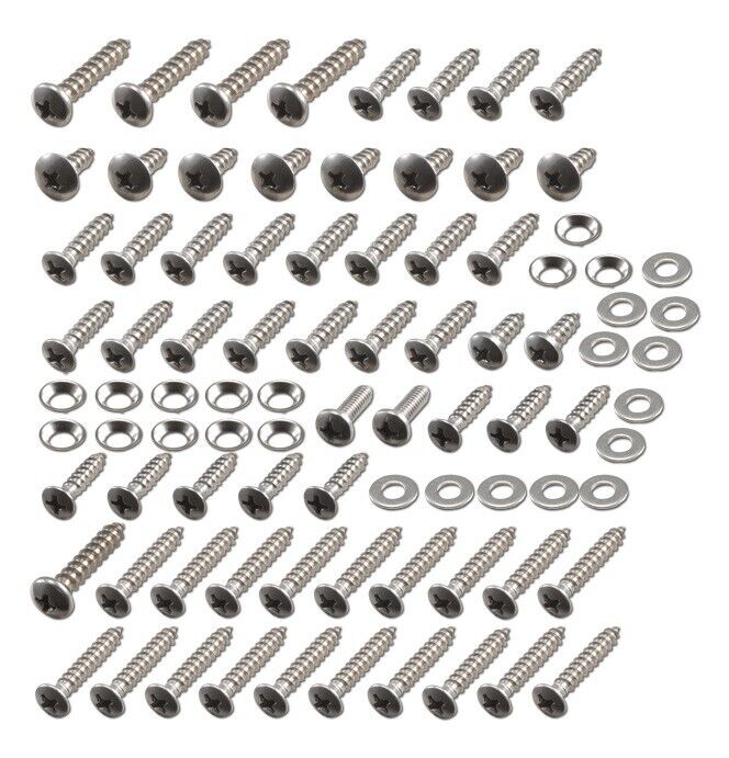 77Piece Interior Screw Kit For 1973-1977 Chevy and GMC Trucks Deluxe Interior