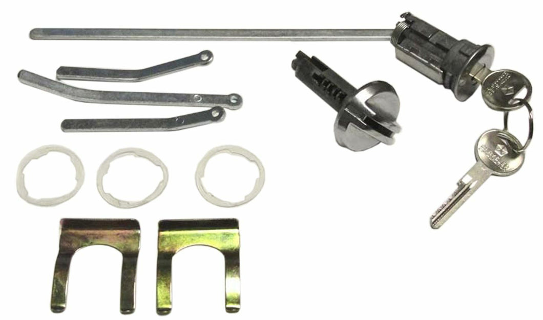 Glove Box and Trunk Lock Set With OE Style Keys 1970 Mopar Models (Except Cuda)