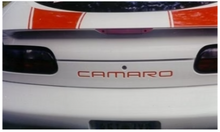 Load image into Gallery viewer, Red Rear Lettering Inlay Decal For 1993-2002 Chevy Camaro Models
