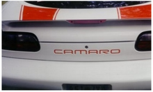 Load image into Gallery viewer, Flat Black Rear Lettering Inlay Decal For 1993-2002 Chevy Camaro Models
