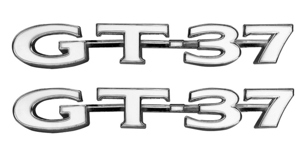 GT-37 Front Fender Emblem Set For 1970-1971 Pontiac LeMans and Tempest USA Made