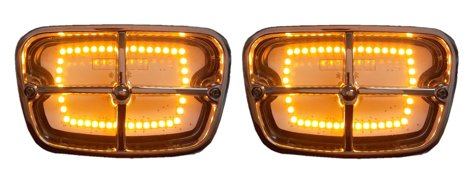 DIGI-TAILS LED Front Marker Light Light Panel Set 1969-1973 Pontiac Firebird