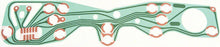 Load image into Gallery viewer, OER Instrument Panel Printed Circuit Board 1968-1975 Chevy II Nova
