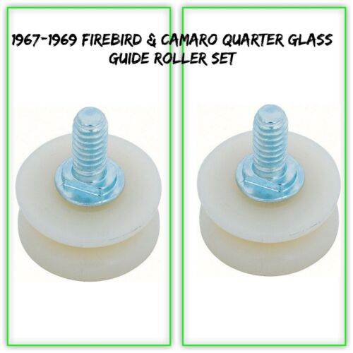 OER 7794097-2 1968-69 Pontiac Firebird Chevy Camaro Quarter Glass Guide Rollers