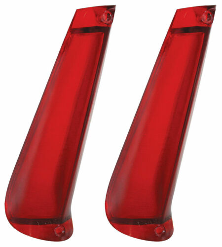 RestoParts Tail Fin Lamp Lens Set 1963 Cadillac DeVille Eldorado and Fleetwood